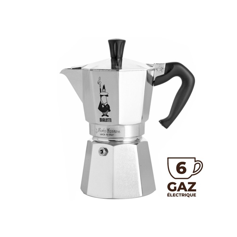Caffettiera italiana Moka Express Bialetti 6 tazze