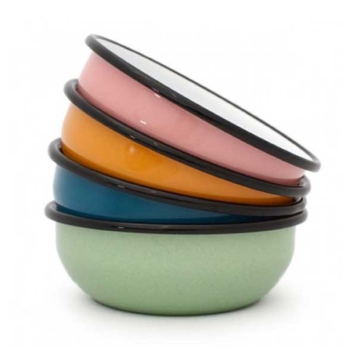 Enamelled bowl - Various colors