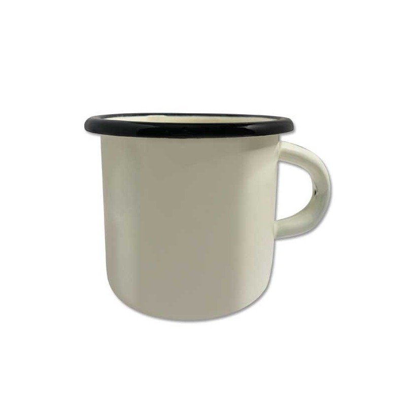 Tasse émaillée - 40 cl - divers coloris