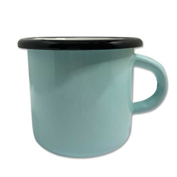 Tasse émaillée - 40 cl - divers coloris
