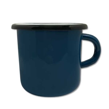 Tasse émaillée - 40 cl - divers coloris