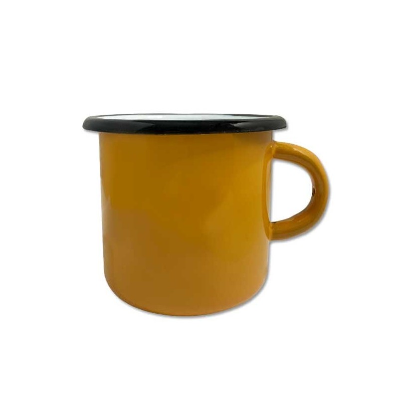 Tasse émaillée - 40 cl - divers coloris