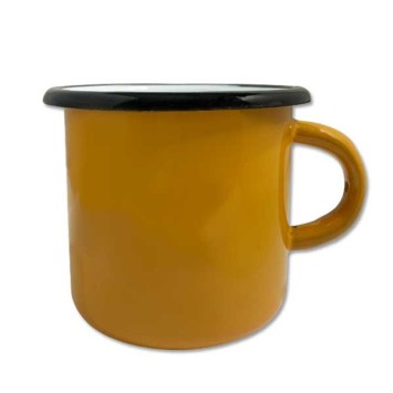 Tasse émaillée - 40 cl - divers coloris