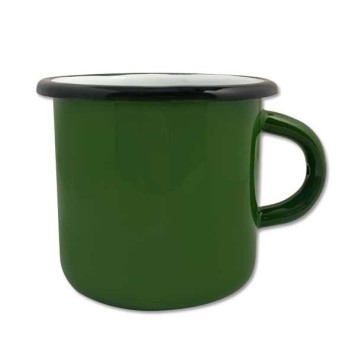 Tasse émaillée - 40 cl - divers coloris