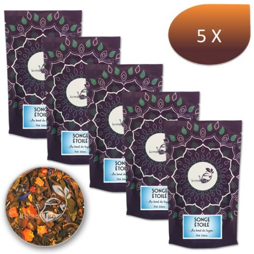 X 5 white tea pack star lamatea bulk 100g