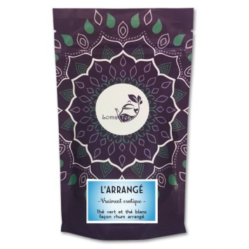 Pack X 5 Green Tea The Lomatea Bulk 100g arranged