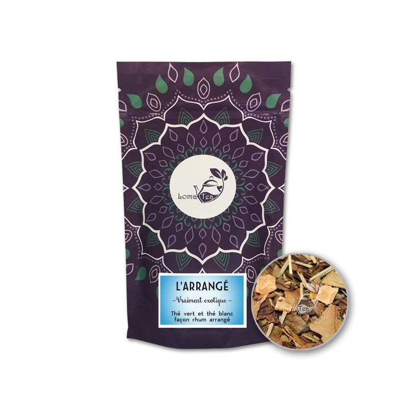 Tè verde il lomatea in blocco 100g