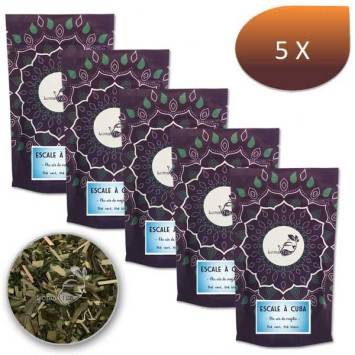 PACCHIO X 5 Tè bianco Stop A Cuba Lomatea Bulk 100G