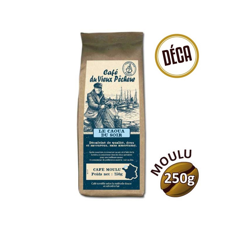 Café Moulu Le Caoua Du Soir 250G - Café du Vieux Fisherman