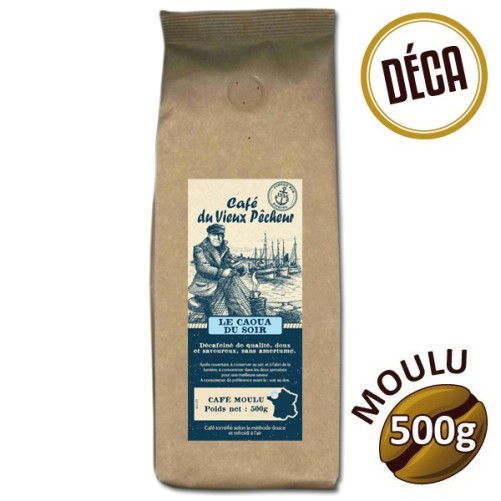 Café Moulu le Caoua nella sera 500G - Café du Vieux Fisherman