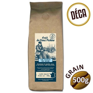 Café grain LE CAOUA DU SOIR 500g - CAFÉ DU VIEUX PÊCHEUR