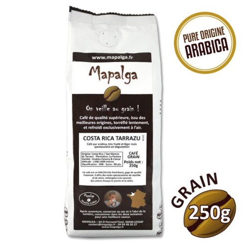Pure Grain Coffee Costa Rica Tarrazu - 250G - Mapala