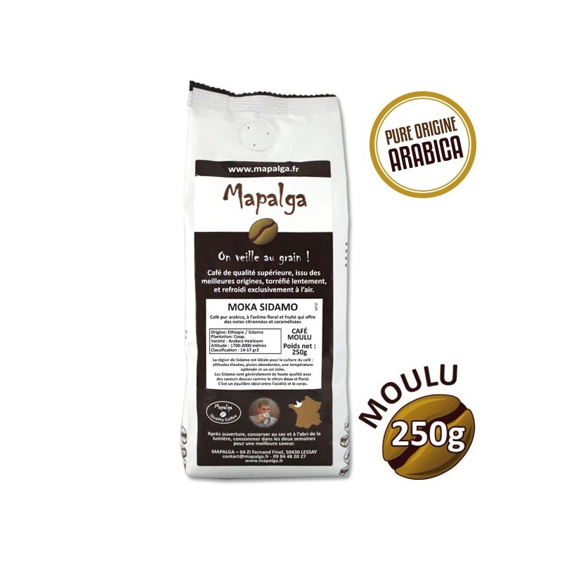 Pure Moka Sidamo Ethiopia - 250g - Mapalga Coffee Coffee