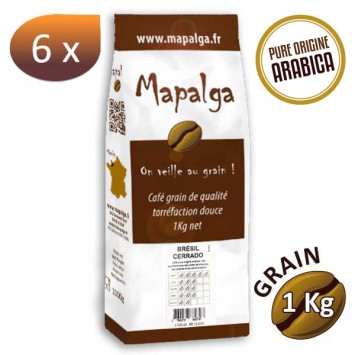 Pacchetto X 6 Café Grain Brasile Cerrado - 1 kg - Mapala