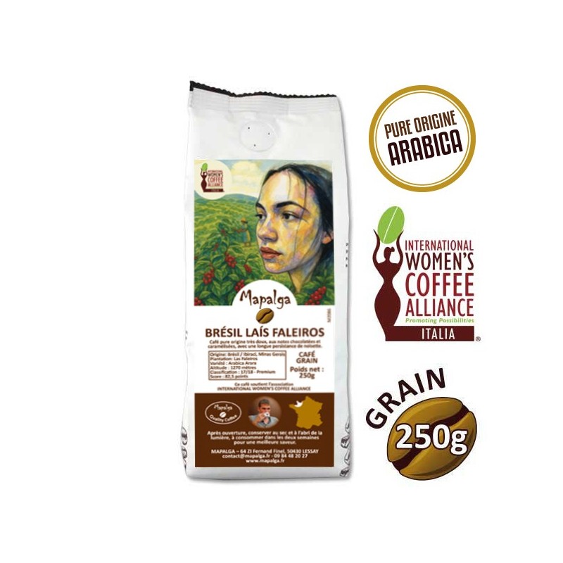 Coffee of women grain pure origin Brazil Laís Faleiros -250g - MAPALGA