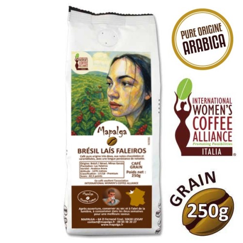 Coffee of Women Grain Pure Origin Brasile La Faleiros -250g - Mapalga