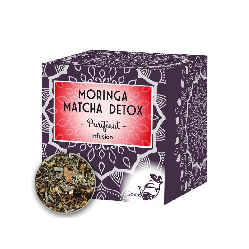 Infusion MORINGA MATCHA DETOX x 20 infusettes pyramides - LOMATEA