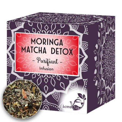 Infusione Moringa Macha Detox Lomatea x 20 Infuse piramidali