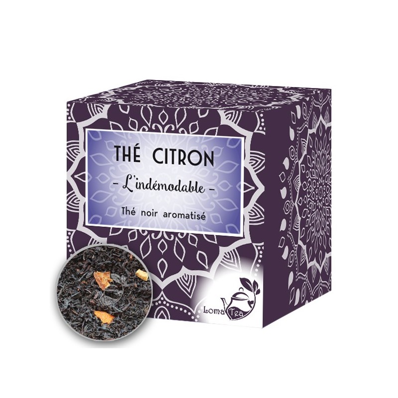 Thé noir au CITRON x 20 infusettes pyramides - LOMATEA Thé noir au CITRON x 20 infusettes pyramides - LOMATEA