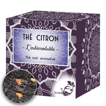 Thé noir au CITRON x 20 infusettes pyramides - LOMATEA