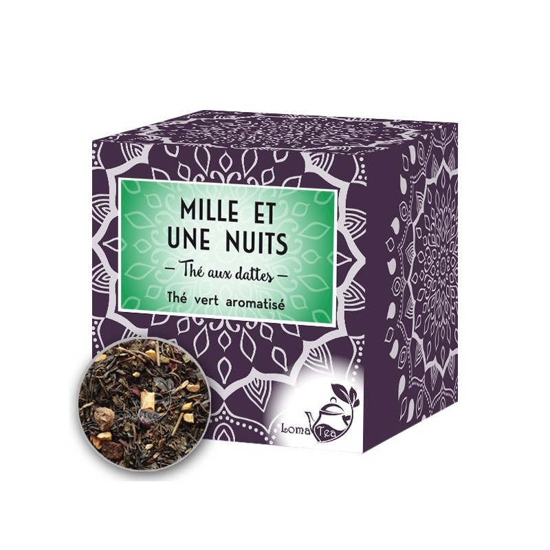 Thé vert MILLE ET UNE NUITS x 20 infusettes pyramides - LOMATEA Thé vert MILLE ET UNE NUITS x 20 infusettes pyramides - LOMATEA