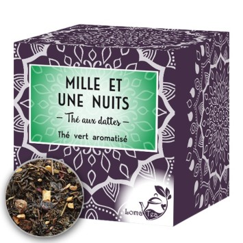 Thé vert MILLE ET UNE NUITS x 20 infusettes pyramides - LOMATEA