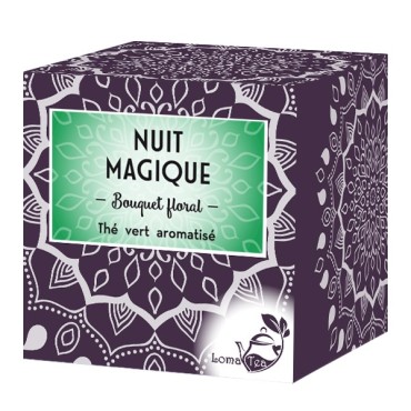 Thé vert NUIT MAGIQUE x 20 infusettes pyramides - LOMATEA