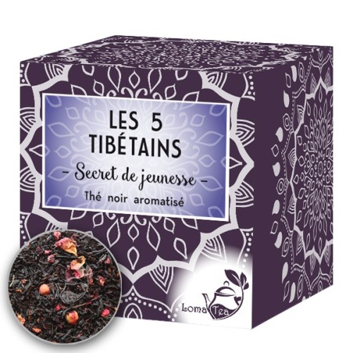 Tè nero i 5 tibetani lomatea x 20 piramide infustes