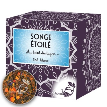 Thé Blanc SONGE ÉTOILÉ x 20 infusettes pyramides - LOMATEA