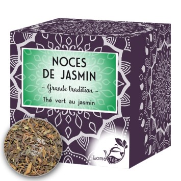 Thé vert NOCES DE JASMIN x 20 infusettes pyramides - LOMATEA