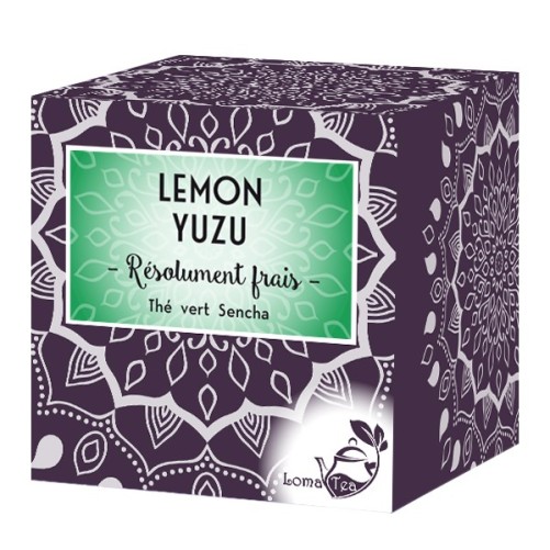 Thé Vert LEMON YUZU x 20 infusettes pyramides - LOMATEA