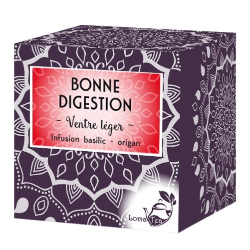 Infusion BONNE DIGESTION x 20 infusettes pyramides - LOMATEA