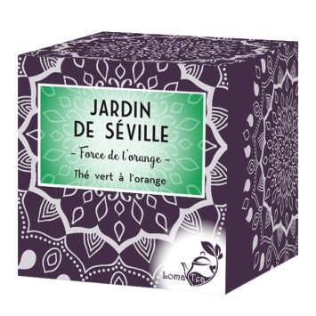 Thé vert  JARDIN DE SEVILLE x 20 infusettes pyramides - LOMATEA