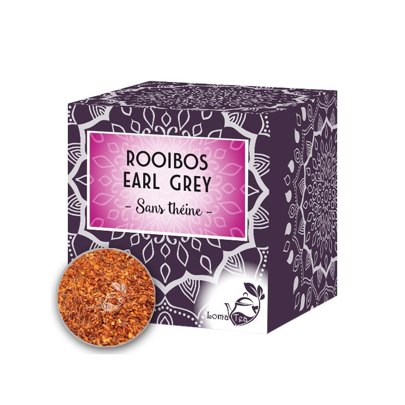 Rooibos earl gray lomatea x 20 pyramid infuses