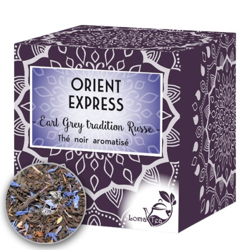 Black tea Orient Express Lomatea X 20 Pyramid infustes