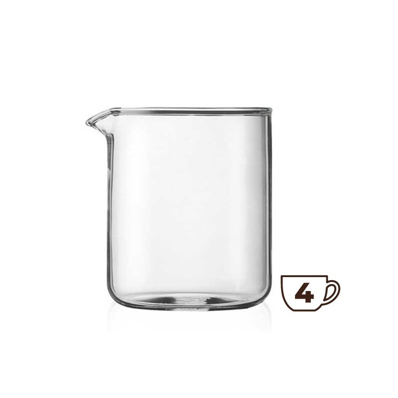 Vetro di ricambio per 4 tazze di caffettiera in pistone - BODUM