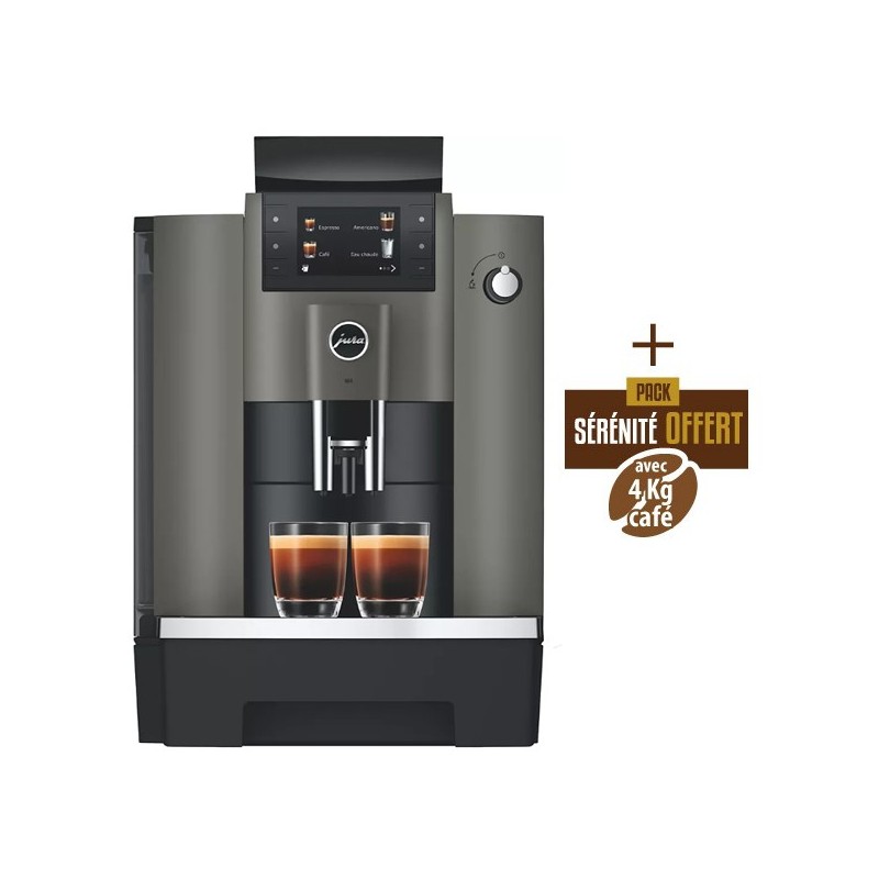 W4 DARK INOX 15542 JURA + 4 Kg de café OFFERTS