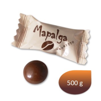 Biscuit amaretto recouvert de chocolat au lait - emballage individuel - MAPALGA