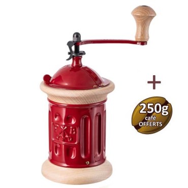 Moulin à café MACININO RED F32600/2 - TRE SPADE + 250G DE CAFÉ OFFERTS