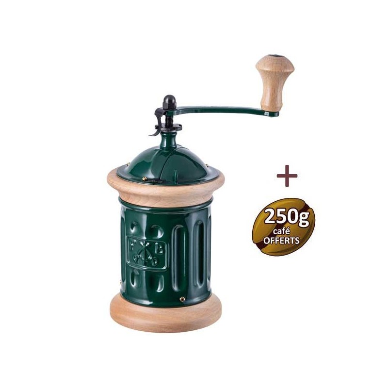 Moulin à café MACININO GREEN F32600/7 - TRE SPADE + 250G DE CAFÉ OFFERTS Moulin à café MACININO GREEN F32600/7 - TRE SPADE + 250G DE CAFÉ OFFERTS