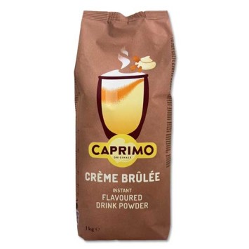 Pack x 10 Café cappuccino CRÈME BRÛLÉE 1 Kg - CAPRIMO