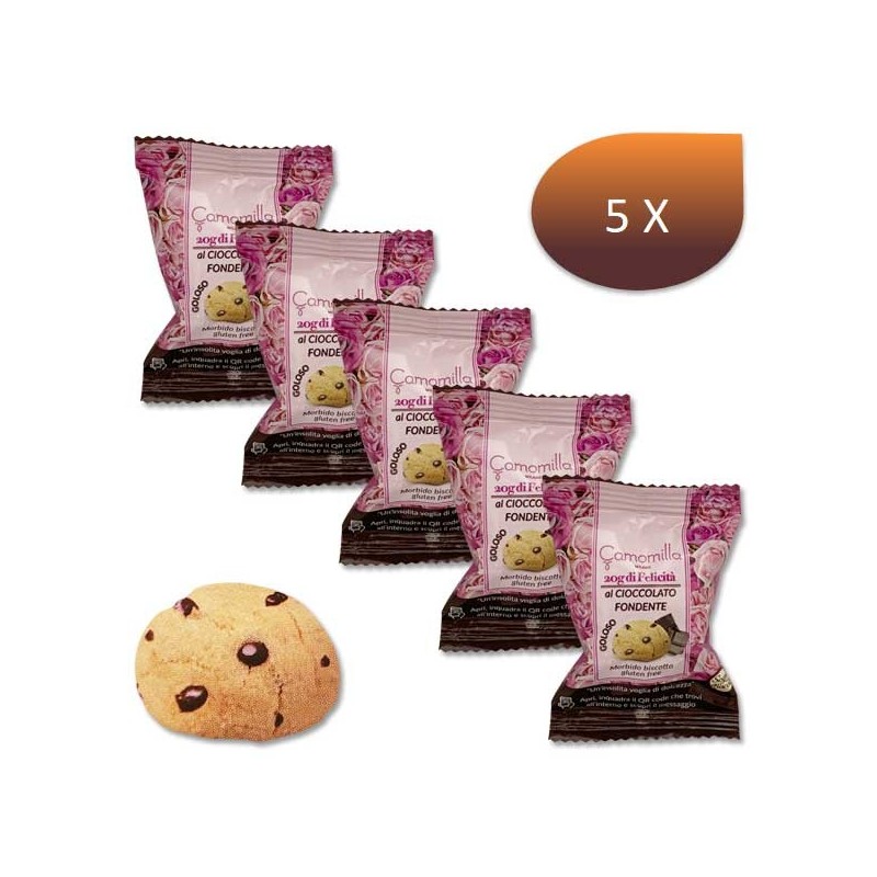 Biscuit moelleux au chocolat fondant suremballé 20g - SOGNI E BISCOTTI
