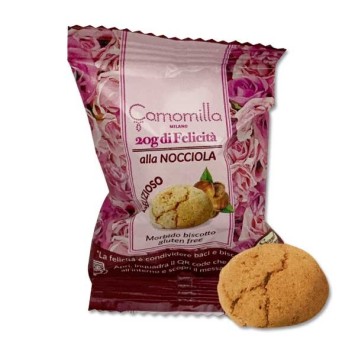 Biscuit moelleux à la noisette suremballé 20g - SOGNI E BISCOTTI