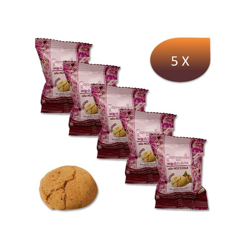 Biscuit moelleux à la noisette suremballé 20g - SOGNI E BISCOTTI Biscuit moelleux à la noisette suremballé 20g - SOGNI E BISCOTTI