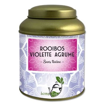 Rooibos VIOLETTE AGRUMES VRAC 100g - LOMATEA