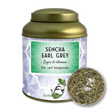 Sencha Earl Grey Lomatea Vrac 100G Tè verde
