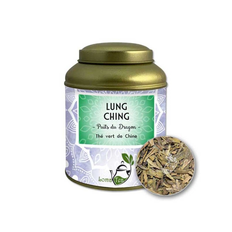 Thé vert LUNG CHING VRAC 100g - LOMATEA