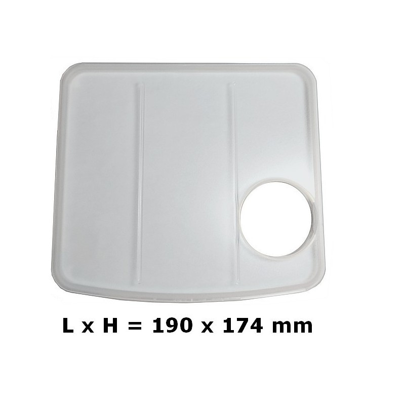Couvercle de bac à grain transparent avec joint silicone 996530007467 / 421941216281 - GAGGIA SAECO