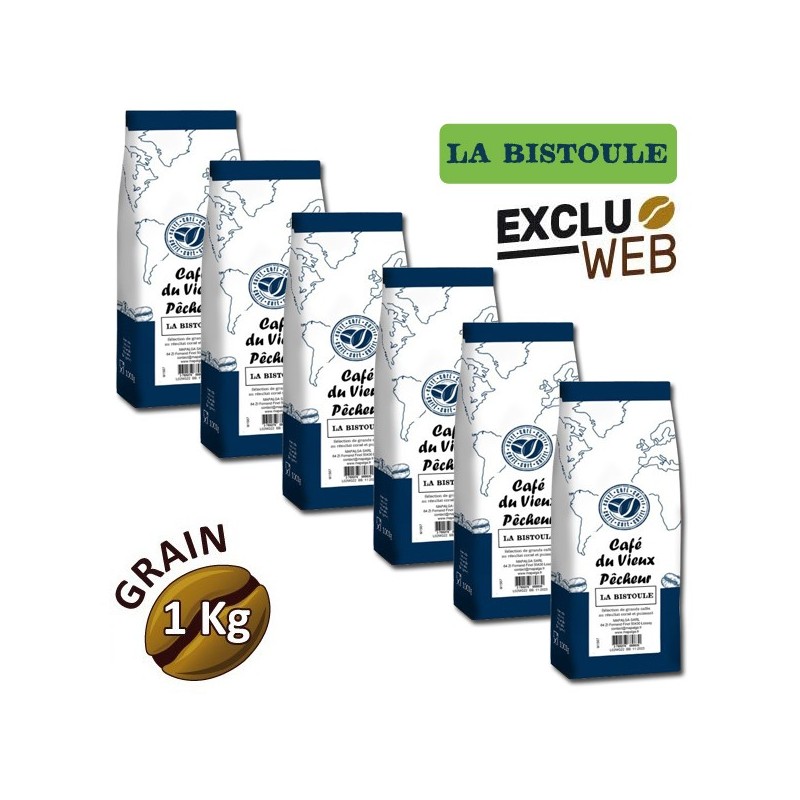 Coffee Grain La Bistoule 6 x 1 kg - Café du Vieux Fisherman