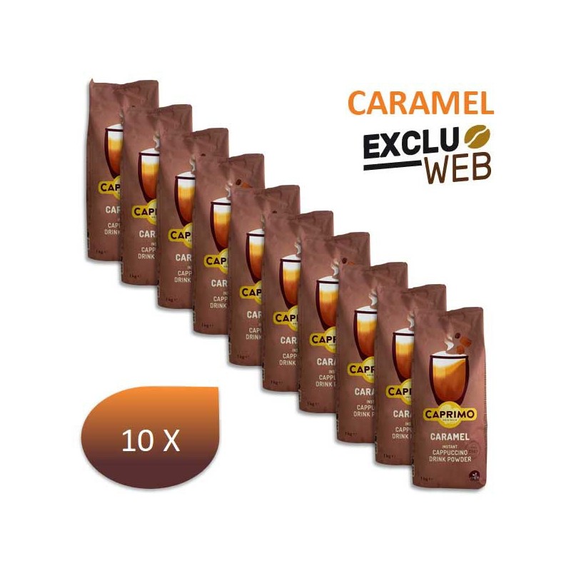 X10 Café Cappuccino Caramel Caprimo 1 kg pack